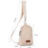 imageWrangler Small Crossbody Sling Bags for Women Fanny Packs Chest Bag for Travel GiftClassicbeige