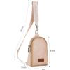 imageWrangler Small Crossbody Sling Bags for Women Fanny Packs Chest Bag for Travel GiftClassicbeige Distressed