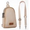 imageWrangler Small Crossbody Sling Bags for Women Fanny Packs Chest Bag for Travel GiftClassicbeige Distressed