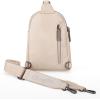 imageWrangler Small Crossbody Sling Bags for Women Fanny Packs Chest Bag for Travel GiftClassicbeige Distressed