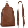 imageWrangler Small Crossbody Sling Bags for Women Fanny Packs Chest Bag for Travel GiftClassicbrown