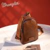 imageWrangler Small Crossbody Sling Bags for Women Fanny Packs Chest Bag for Travel GiftClassiccaramel Brown Distressed