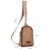 imageWrangler Small Crossbody Sling Bags for Women Fanny Packs Chest Bag for Travel GiftClassicdistressed Khaki