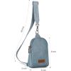 imageWrangler Small Crossbody Sling Bags for Women Fanny Packs Chest Bag for Travel GiftClassicjean