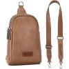 imageWrangler Small Crossbody Sling Bags for Women Fanny Packs Chest Bag for Travel GiftClassickhaki