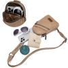 imageWrangler Small Crossbody Sling Bags for Women Fanny Packs Chest Bag for Travel GiftUrbankhaki