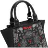 imageWrangler Small Tote Purse Cute Womens Handbags Western Paisley Print Satchel BagsPaisleyblack