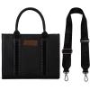 imageWrangler Tote Bags for Women Tophandle Handbags and Purse for Women with Adjustable StrapA Classic Black