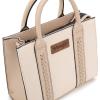 imageWrangler Tote Bags for Women Tophandle Handbags and Purse for Women with Adjustable StrapAbeige
