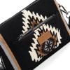 imageWrangler Western Aztec Small Crossbody Bags for Women Multi Pocket Over Shoulder Crossbody Purse with Guitar StrapBlack