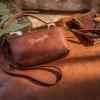 imageWrangler Western Cowhide Crossbody Bags for Women Clutch Wristlet PurseCowhairbrown