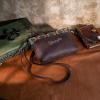 imageWrangler Western Cowhide Crossbody Bags for Women Clutch Wristlet PurseEmbroideredcoffee