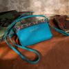imageWrangler Western Cowhide Crossbody Bags for Women Clutch Wristlet PurseEmbroideredturquoise