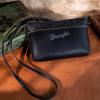 imageWrangler Western Cowhide Crossbody Bags for Women Clutch Wristlet PursePatternblack