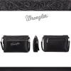 imageWrangler Western Cowhide Crossbody Bags for Women Clutch Wristlet PursePatternblack