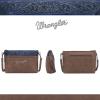 imageWrangler Western Cowhide Crossbody Bags for Women Clutch Wristlet PursePatternjean