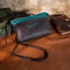 imageWrangler Western Cowhide Crossbody Bags for Women Clutch Wristlet PursePatternturquoise
