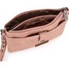 imageWrangler Western Cowhide Crossbody Bags for Women Clutch Wristlet PursePlainpink
