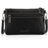 imageWrangler Western Cowhide Crossbody Bags for Women Clutch Wristlet PurseToolingblack
