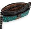 imageWrangler Western Cowhide Crossbody Bags for Women Clutch Wristlet PurseToolingblack