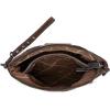 imageWrangler Western Horsehair Wristlet Clutch Purse Vintage HairOn Cowhide Crossbody Bag for WomenCoffee