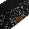 imageWrangler Wristlet Wallets Western Wallet for Women Floral Tooled Womens Wallet Boot Stitch PursesAtoolingblack