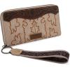 imageWrangler Wristlet Wallets Western Wallet for Women Floral Tooled Womens Wallet Boot Stitch PursesAtoolingtan