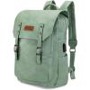 imageMontana West  Wrangler Brown Leather Laptop Backpack Purse Women and Men Unisex Fashion BackpackLight Green