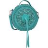 imageMontana West Canteen Bag Western Round Purse for Women Circle Crossbody Bag Top Handle Shoulder Handbag