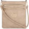 imageMontana West Crossbody Bags for Women Multi Pocket Cross Body Bag Purses with Adjustable StrapB Khaki