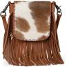 imageMontana West Fringe Purse Western Purses for Women Crossbody BagC6hairon Brown