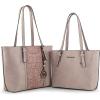 imageMontana West Tote Bag for Women Large Purse and Handbags Set Embossed Collection Purse 2Pcs Set2 Setpink