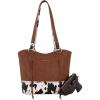 imageMontana West Western Tote Bag for Women Tooled Shoulder Bag Ladies Purses and HandbagsCcow Brown