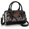 imageWrangler Cowhide Crossbody Bags for Women Western Designer Tophandle HandbagsCowhideblack