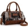 imageWrangler Cowhide Crossbody Bags for Women Western Designer Tophandle HandbagsCowhidebrown
