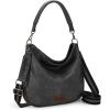 imageWrangler Large Hobo Crossbody Bag for Women Shoulder Purse Handbags with Adjustable StrapPebble Grey