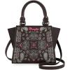 imageWrangler Small Tote Purse Cute Womens Handbags Western Paisley Print Satchel BagsPaisleycoffee