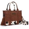 A-cow Print Brown