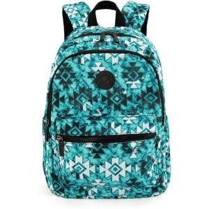 imageMontana West Backpack for Women Western Travel Backpack Purse Casual Daypack for LaptopAztec Turquoise