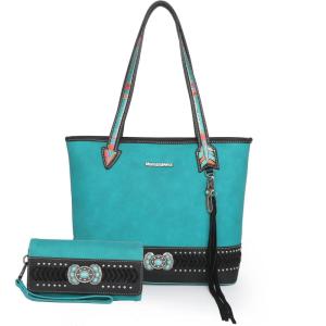 imageMontana West Concho Collection Western Purse Concealed Carry Totes Large Handbag for Women