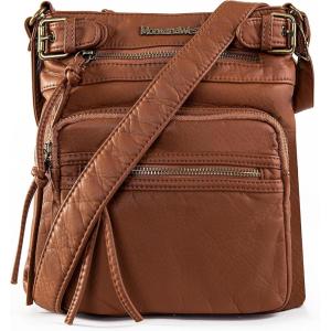 imageMontana West Crossbody Bag for Women Soft Washed Leather Multi Pocket crossbody handbagsYcamel