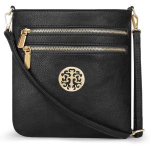 imageMontana West Crossbody Bags for Women Multi Pocket Cross Body Bag Purses with Adjustable Strap042black
