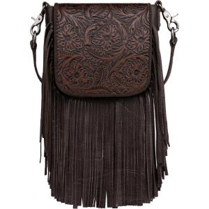 imageMontana West Fringe Purse Western Purses for Women Crossbody BagA3floral Tooledcoffee