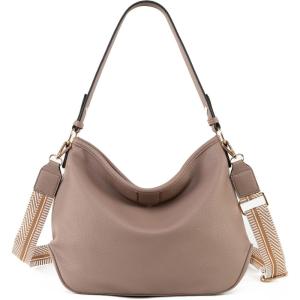 imageMontana West Medium Hobo Bags for Women Purses and Handbags Classic Top Handle Shoulder Satchel Bags with Detachable Strap2 Straps Khaki