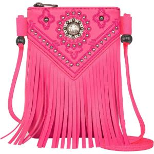 imageMontana West Small Crossbody Bags for Women Western Cell Phone PurseAahot Pink