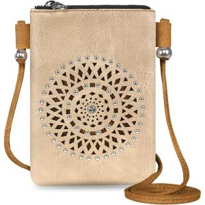 imageMontana West Small Crossbody Bags for Women Western Cell Phone PurseAebrown