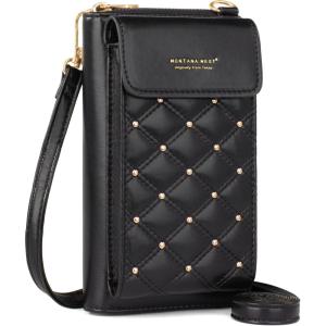 imageMontana West Small Crossbody Cell Phone Purse for Women RFID Blocking Cellphone WalletBlack