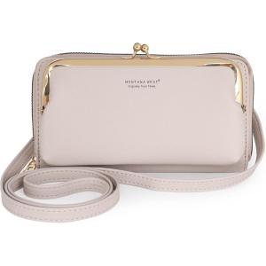 imageMontana West Small Crossbody Cell Phone Purse for Women RFID Blocking Cellphone WalletWallet Khaki