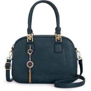 imageMontana West Small Top Handle Purse for Women Crossbody Satchel Handbag Barrel BagSl Green