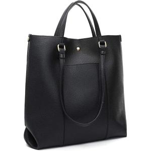 imageMontana West Tote Bag for Women Purses and Handbags Top Handle Satchel Bag Large Shoulder HandbagA Black